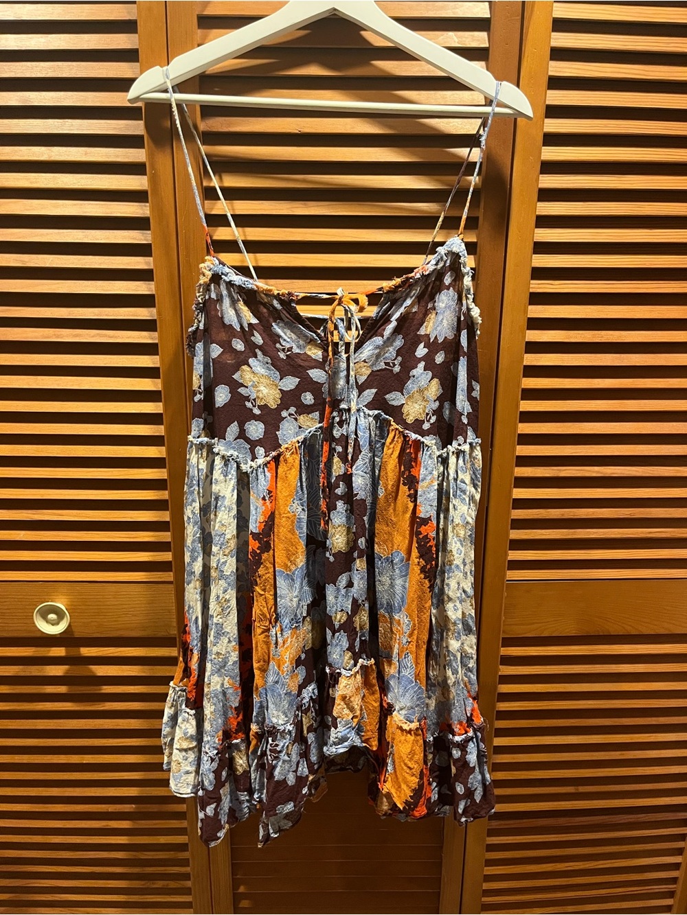 Free People Beachy Floral Patchwork Dress